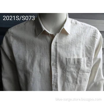 High Quality Flecks Pattern Garment Men's Shirts